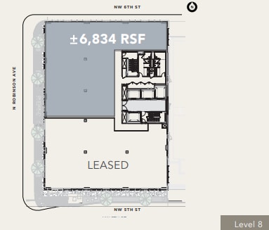 600 N Robinson Ave, Oklahoma City, OK à louer Plan d’étage– Image 1 sur 1