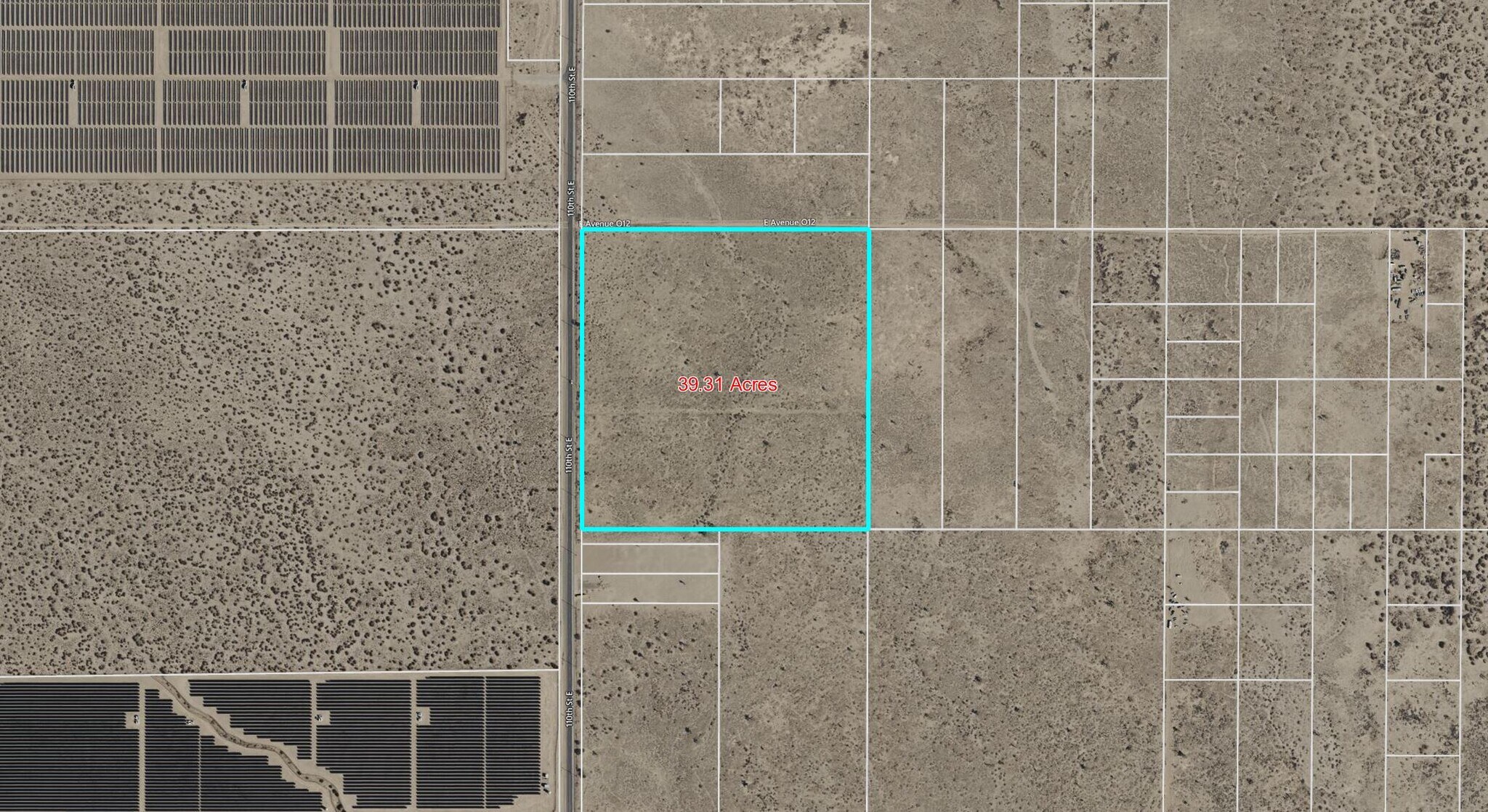 SEC 110th Street E St, Palmdale, CA à vendre Photo de l’immeuble– Image 1 sur 2