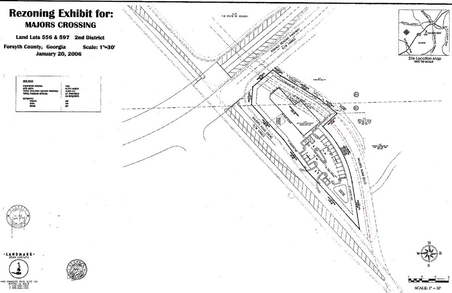7830 Majors Rd, Cumming, GA à vendre - Plan cadastral – Image 2 sur 2