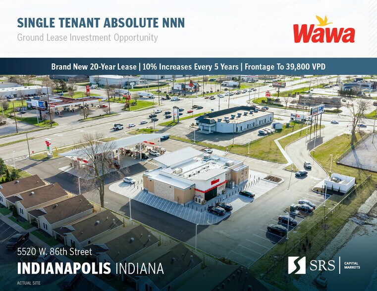 5520 86th st, Indianapolis, IN à vendre - Photo principale – Image 1 sur 12