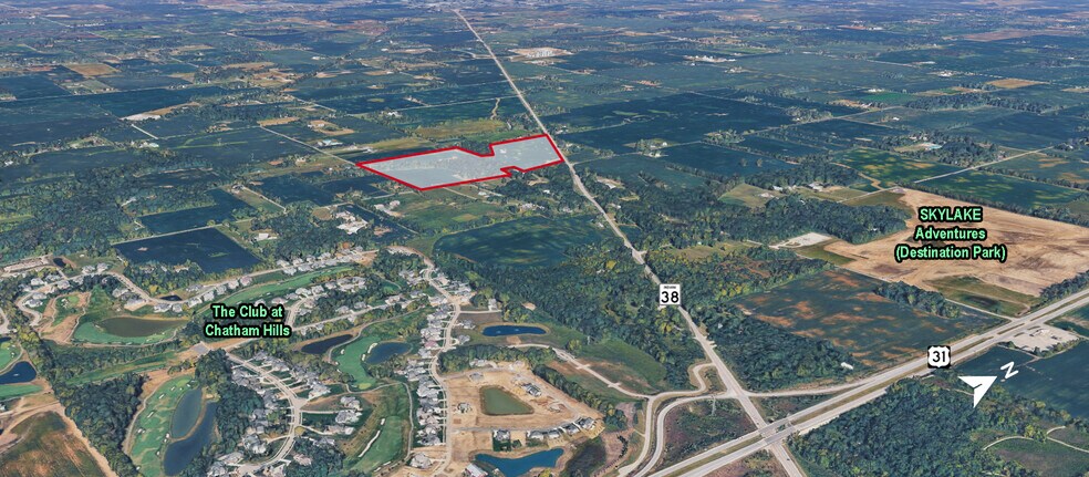 E. State Road 38 & Oak Ridge Road Rd, Sheridan, IN à vendre - Aérien – Image 2 sur 6