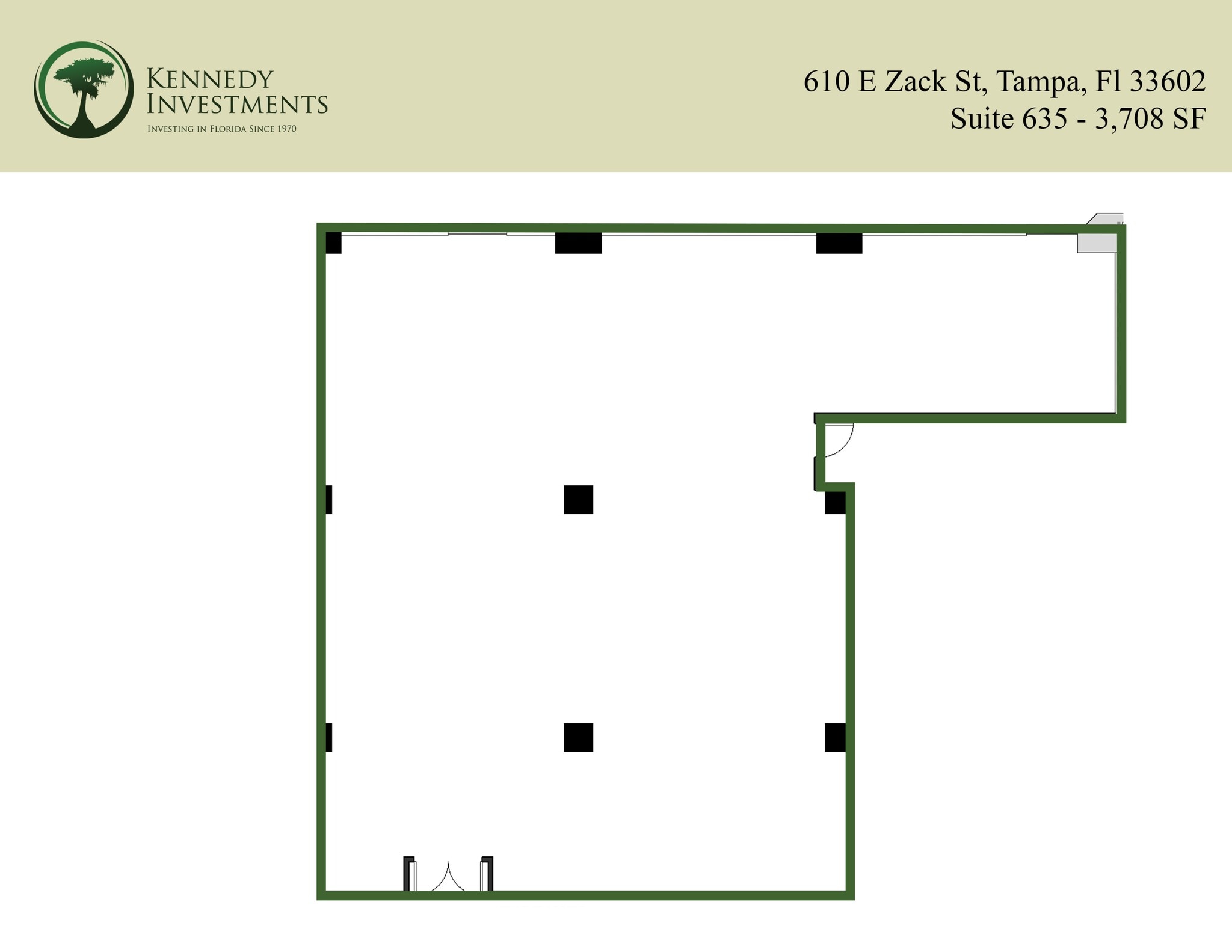610 E Zack St, Tampa, FL à louer Plan de site– Image 1 sur 1
