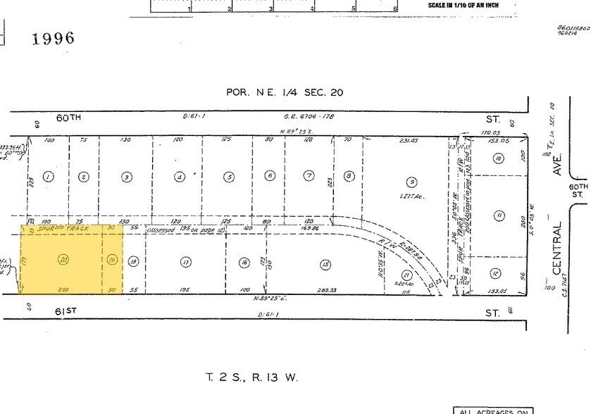 831 E 61st St, Los Angeles, CA à louer - Plan cadastral – Image 2 sur 12