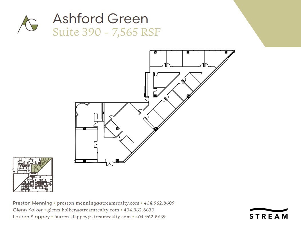 4170 Ashford Dunwoody Rd NE, Atlanta, GA à louer Plan d’étage– Image 1 sur 1