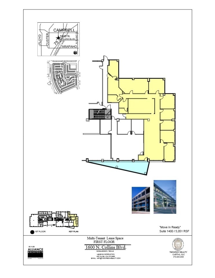1600 N Collins Blvd, Richardson, TX à louer Plan d’étage– Image 1 sur 1