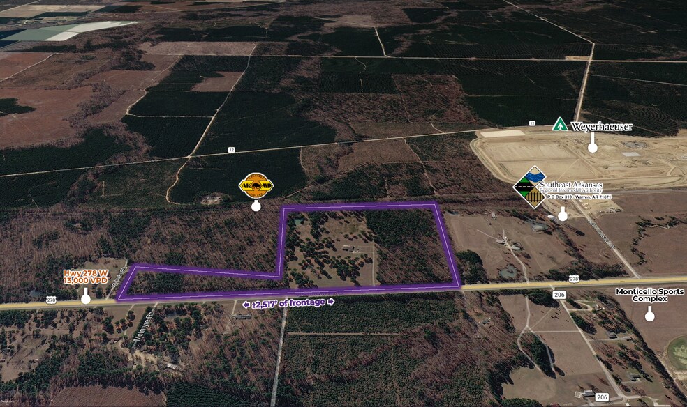 1843 US-278, Monticello, AR à vendre - Photo de l’immeuble – Image 2 sur 28