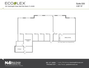 1641 Worthington Rd, West Palm Beach, FL à louer Plan d’étage– Image 2 sur 10