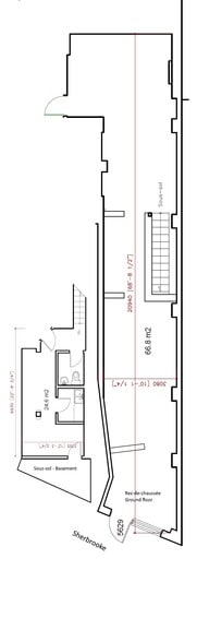 5617-5631 Rue Sherbrooke O, Montréal, QC à louer - Plan d’étage – Image 2 sur 8