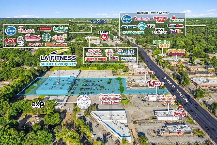 6050 Stage Rd, Bartlett, TN à vendre - Photo de l’immeuble – Image 2 sur 5