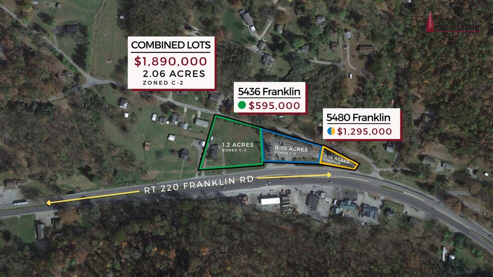 5436 Franklin Rd, Roanoke, VA à vendre - Aérien – Image 2 sur 15