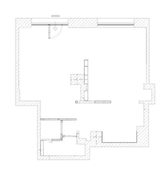 Local commercial dans Paris à louer - Plan d’étage – Image 2 sur 2