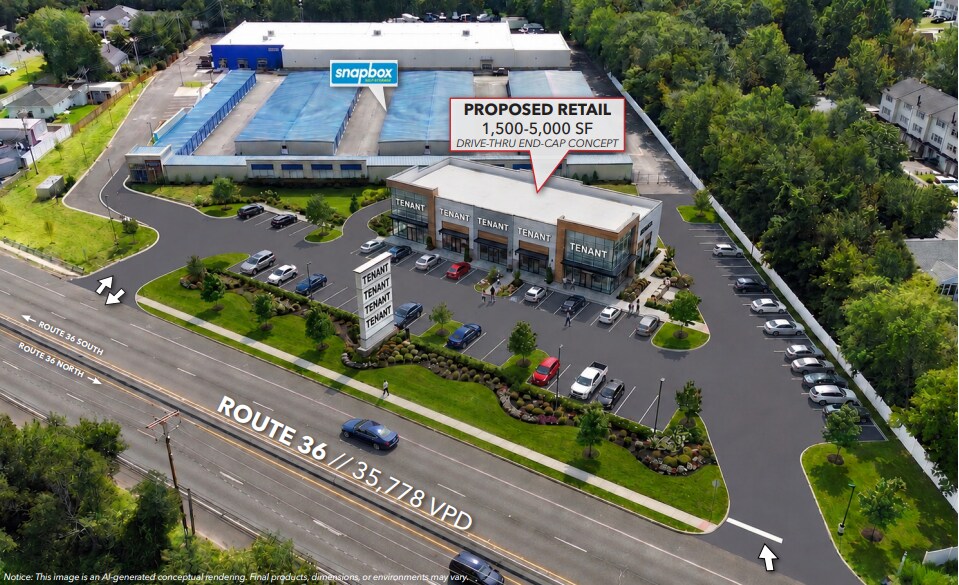 1030 Route 36, Hazlet, NJ à louer - Photo de l’immeuble – Image 1 sur 5