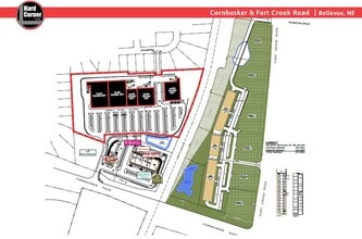Cornhusker Rd, Bellevue, NE à louer Plan de site– Image 2 sur 3