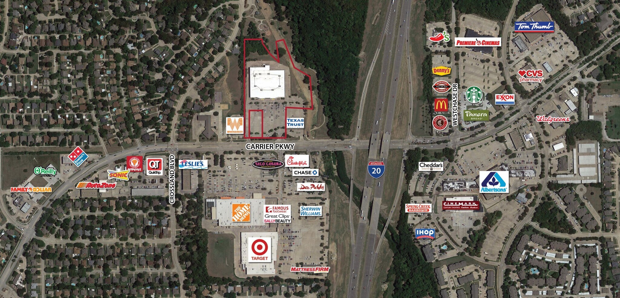 S Carrier Pkwy & I-20, Grand Prairie, TX à louer Aérien– Image 1 sur 4