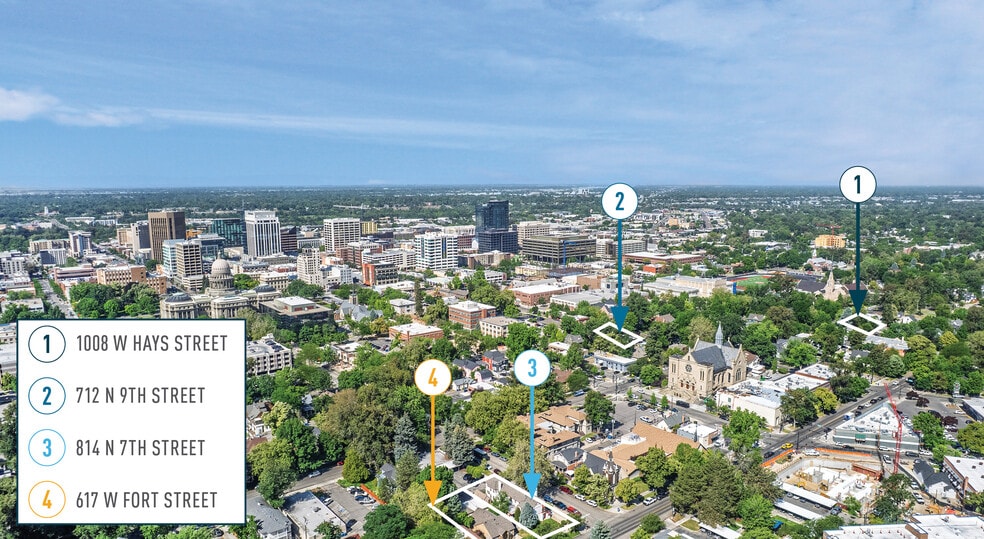 Boise Northend Portfolio portefeuille de 4 biens à vendre sur LoopNet.fr - Aérien – Image 1 sur 5