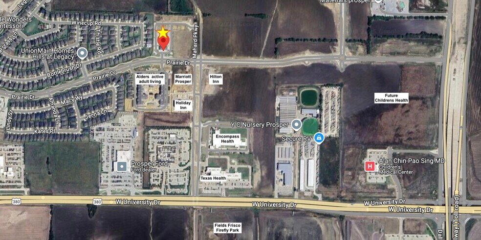 2120 Prairie Dr, Prosper, TX à vendre - Plan cadastral – Image 2 sur 15