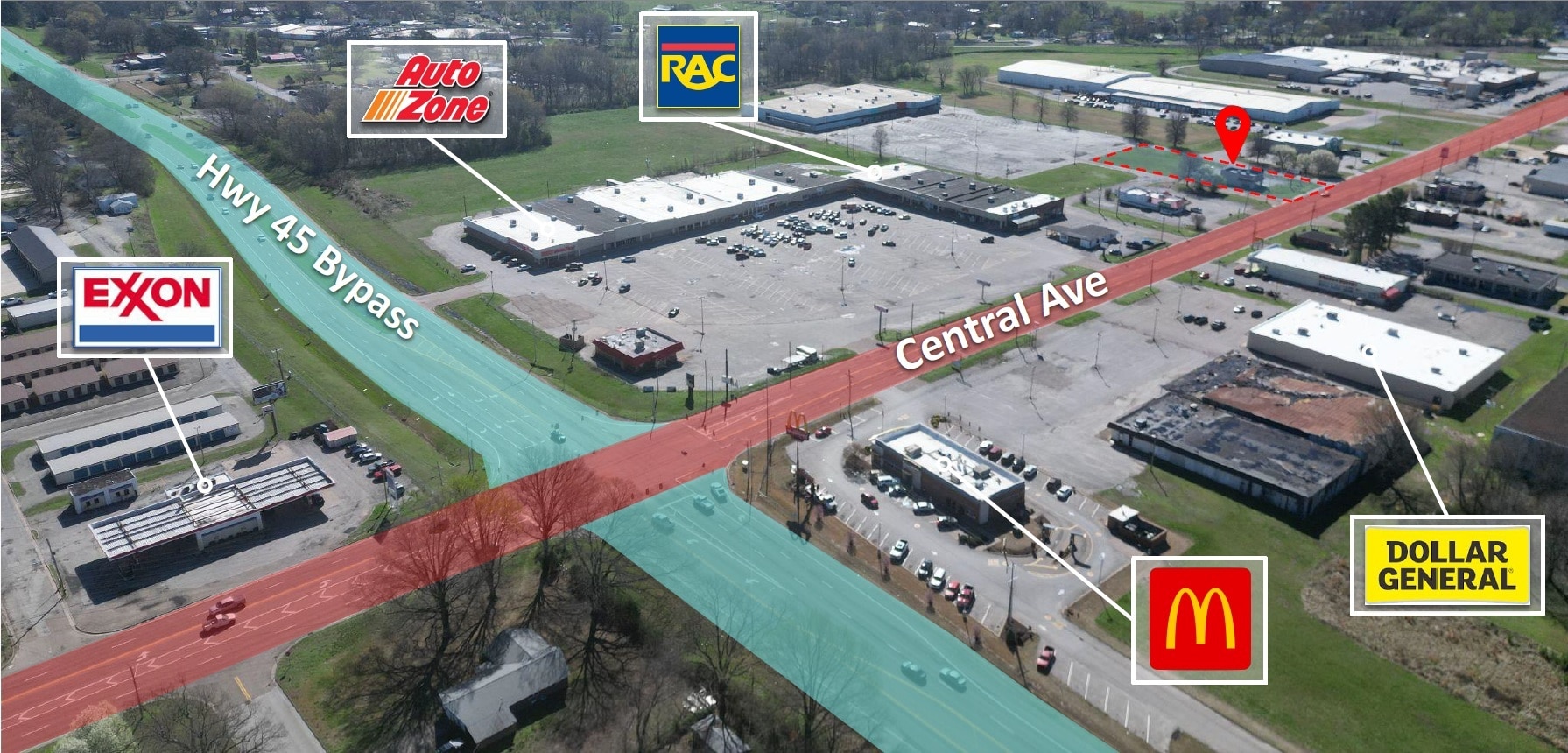 2480 N Central Ave, Humboldt, TN à vendre Photo principale– Image 1 sur 9