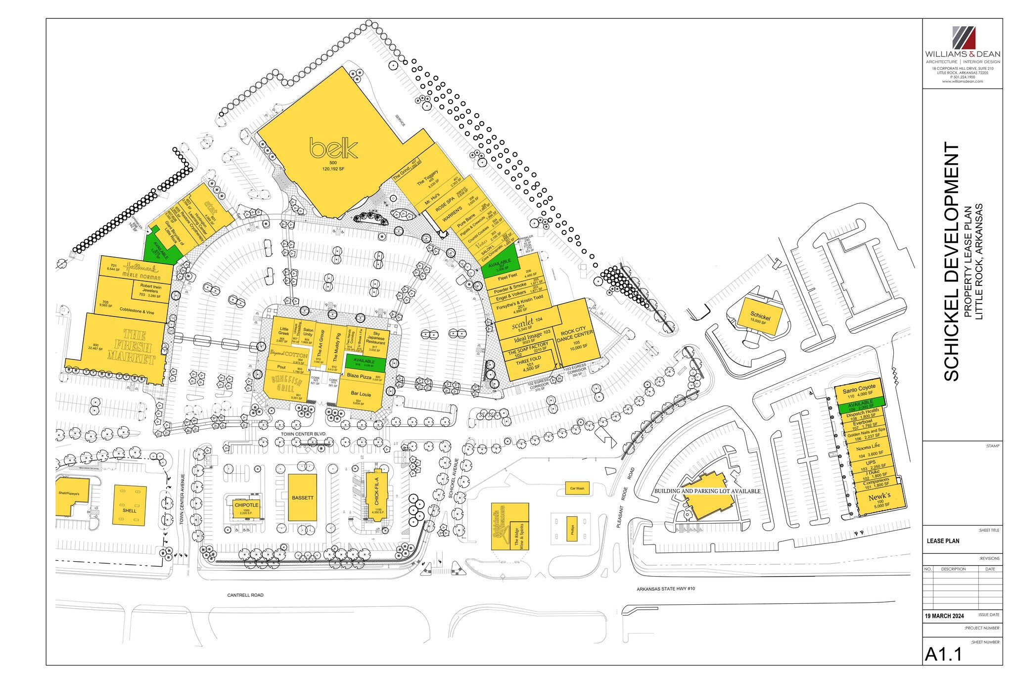 11525 Cantrell Rd, Little Rock, AR à louer Plan de site– Image 1 sur 19
