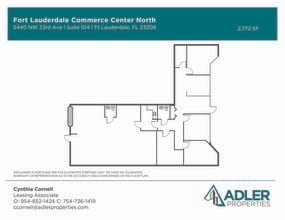 5440 NW 33rd Ave, Fort Lauderdale, FL à louer Plan d’étage– Image 1 sur 1