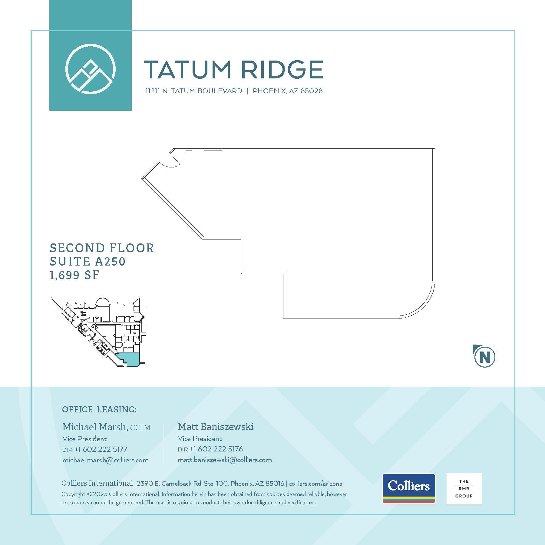 11209 N Tatum Blvd, Phoenix, AZ à louer Plan d’étage– Image 1 sur 2