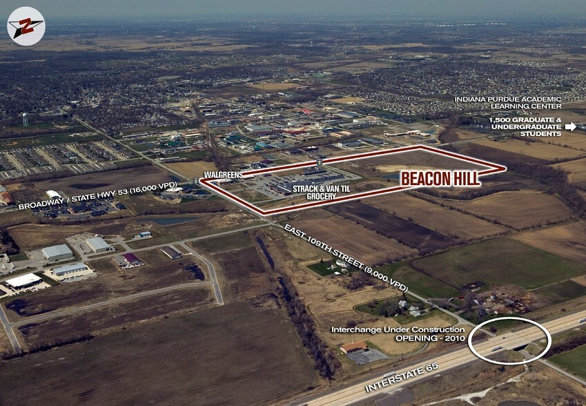 10795 Broadway, Crown Point, IN à louer - Aérien – Image 2 sur 3