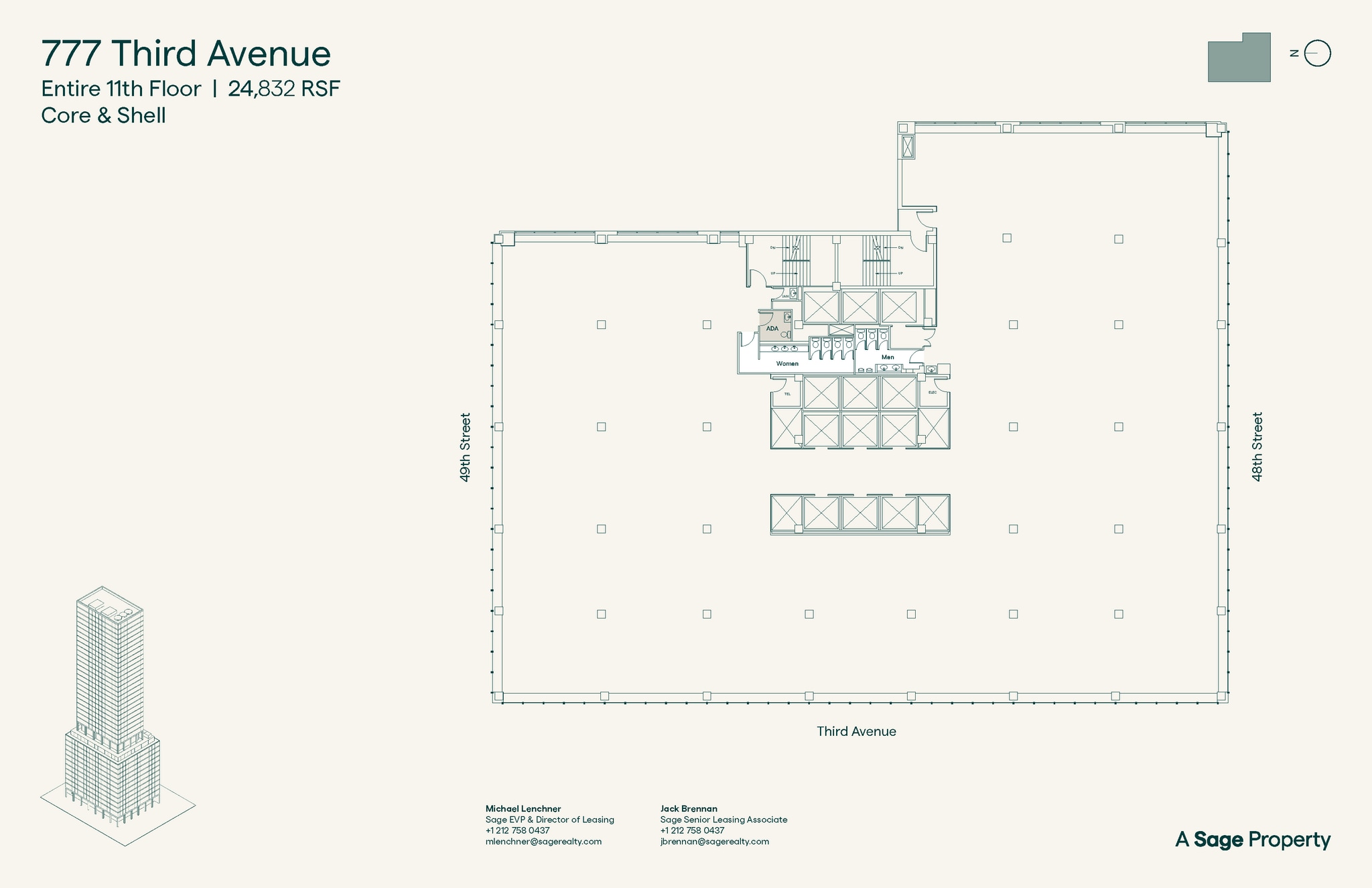 777 Third Ave, New York, NY à louer Plan d’étage– Image 1 sur 4
