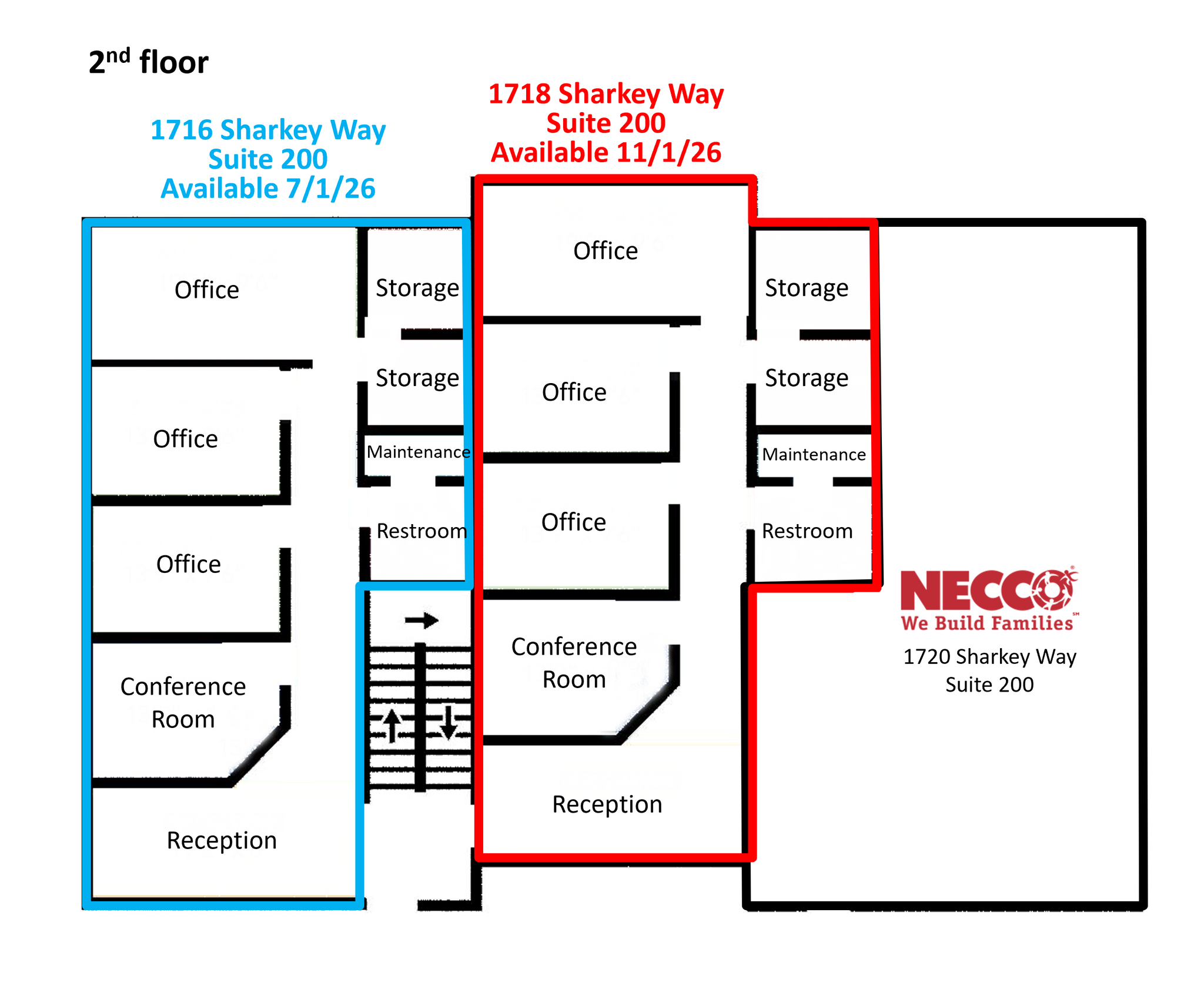1716-1720 Sharkey Way, Lexington, KY à louer Plan d’étage– Image 1 sur 6