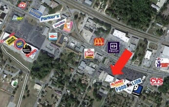 1021 E 1st St, Vidalia, GA - Vue aérienne vue de carte