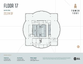 1201 3rd Ave, Seattle, WA à louer Plan d’étage– Image 1 sur 1