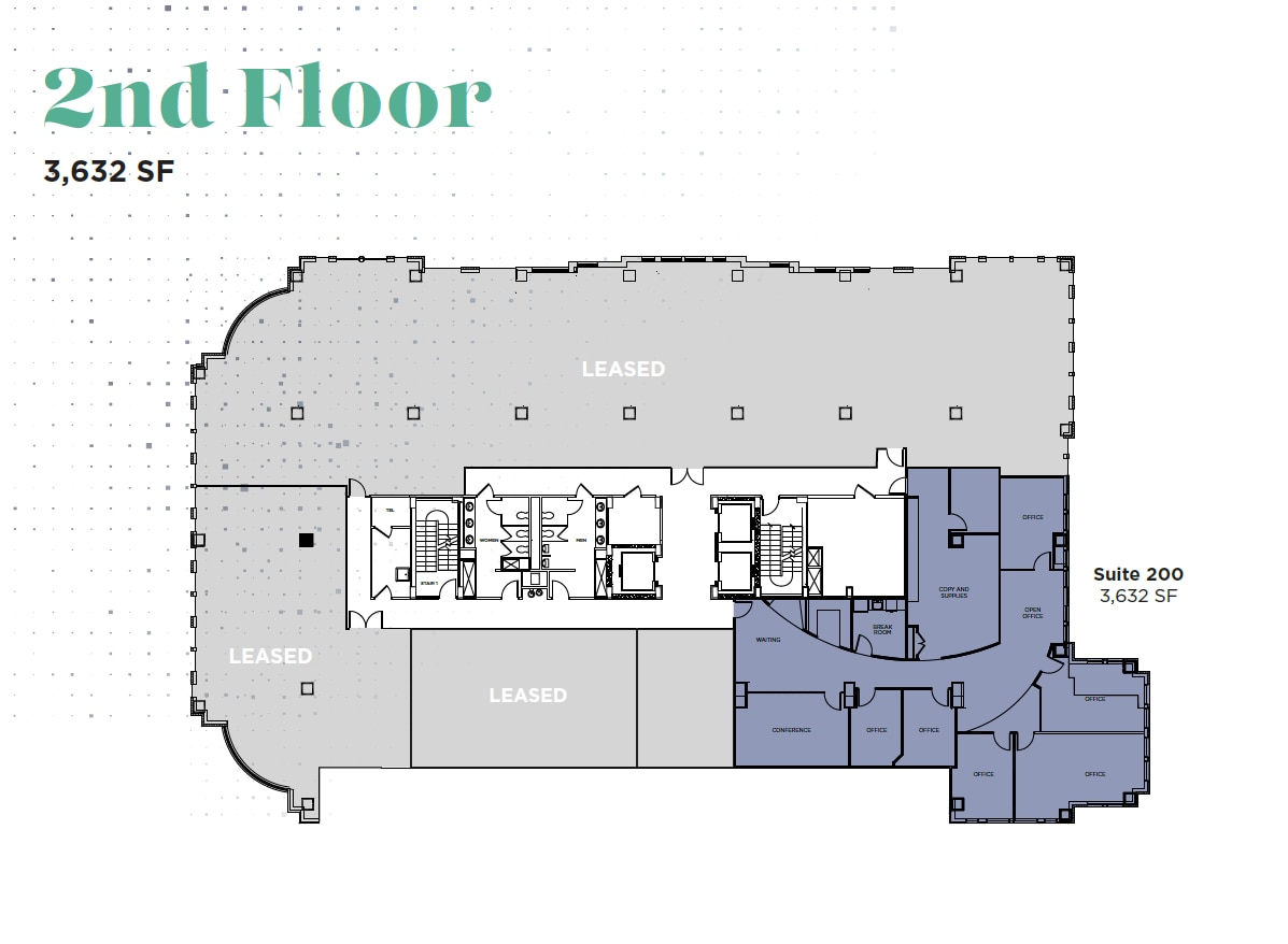 11 N Washington St, Rockville, MD à louer Plan d’étage– Image 1 sur 1