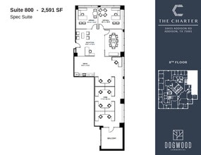 16415 Addison Rd, Addison, TX à louer Plan d’étage– Image 1 sur 1