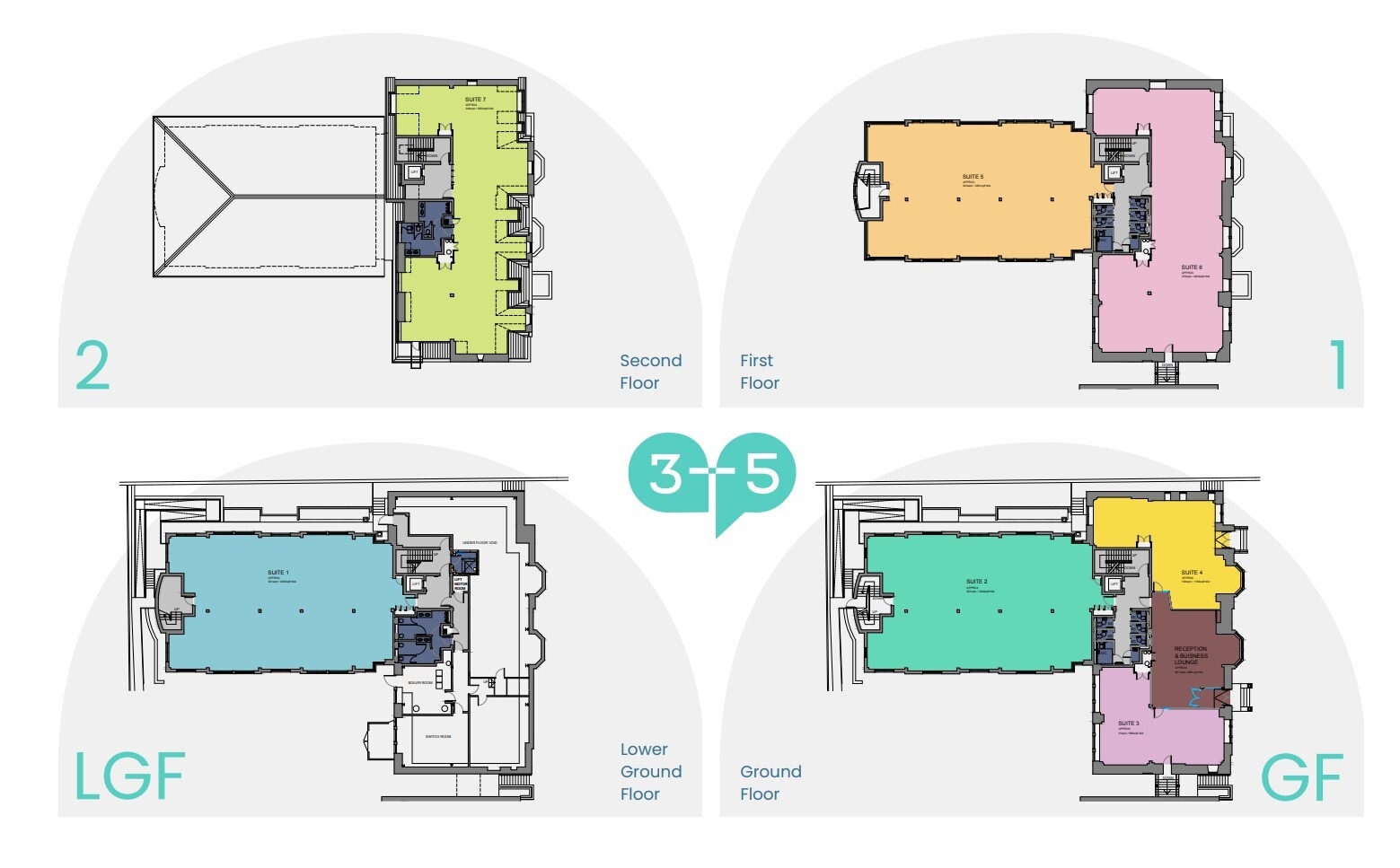 3-5 Albyn Pl, Aberdeen à louer Plan d’étage– Image 1 sur 1