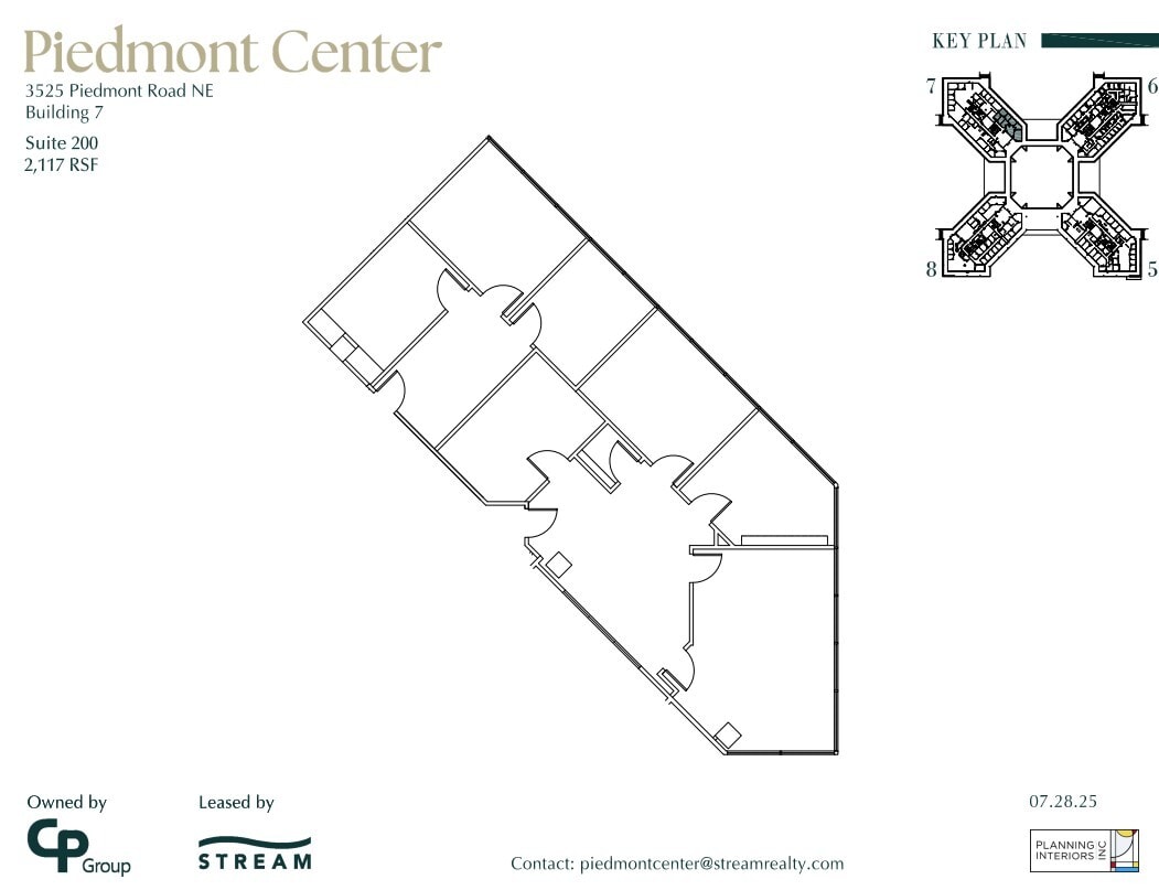 3495 Piedmont Rd NE, Atlanta, GA à louer Plan d’étage– Image 1 sur 1