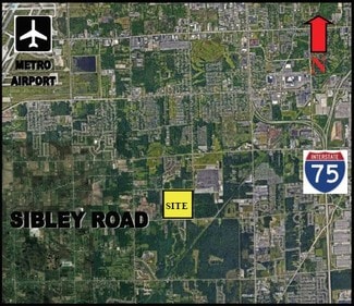 Plus de détails pour Sibley Rd, Romulus, MI - Terrain à vendre
