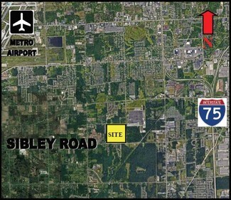 Plus de détails pour Sibley Rd, Romulus, MI - Terrain à vendre