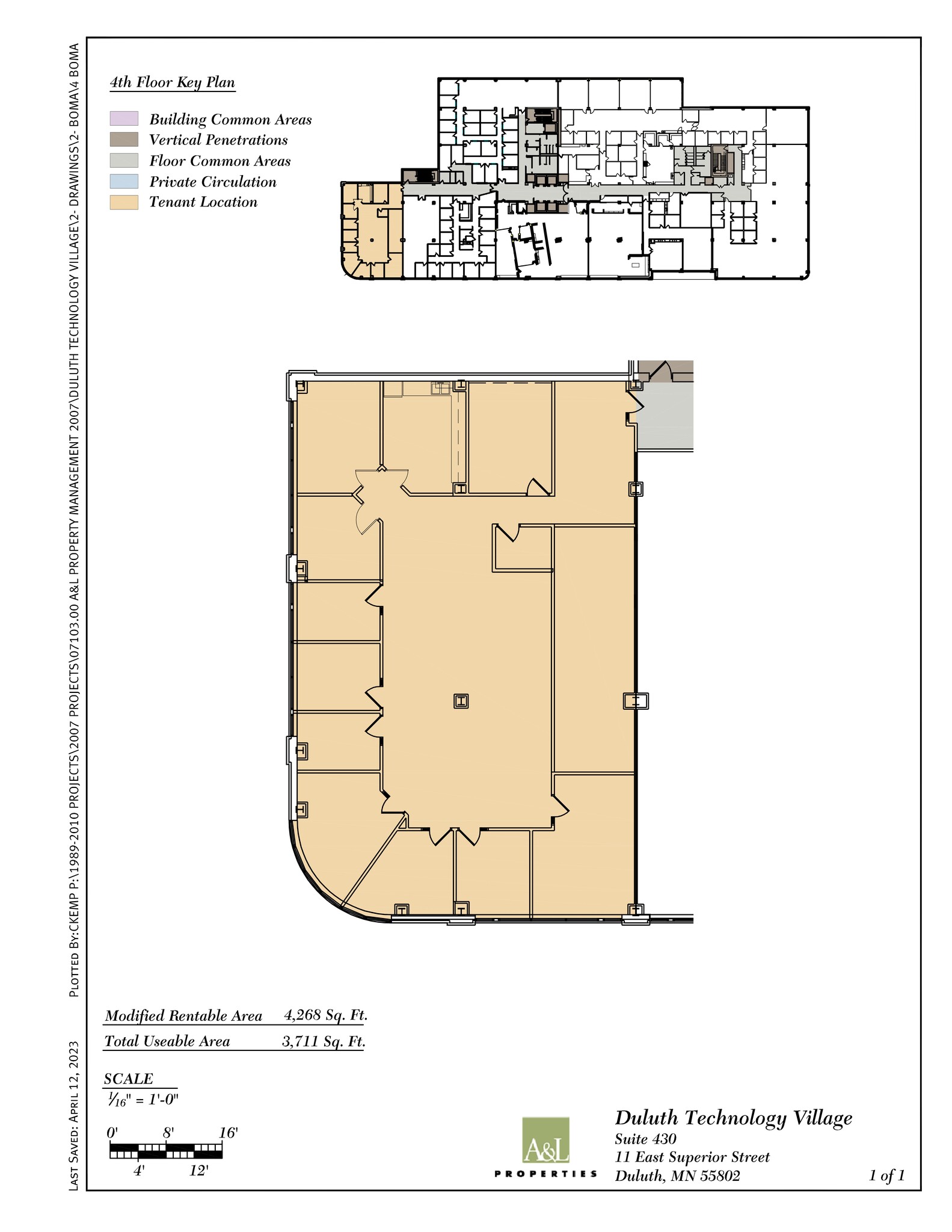 11 E Superior St, Duluth, MN à louer Plan de site– Image 1 sur 1