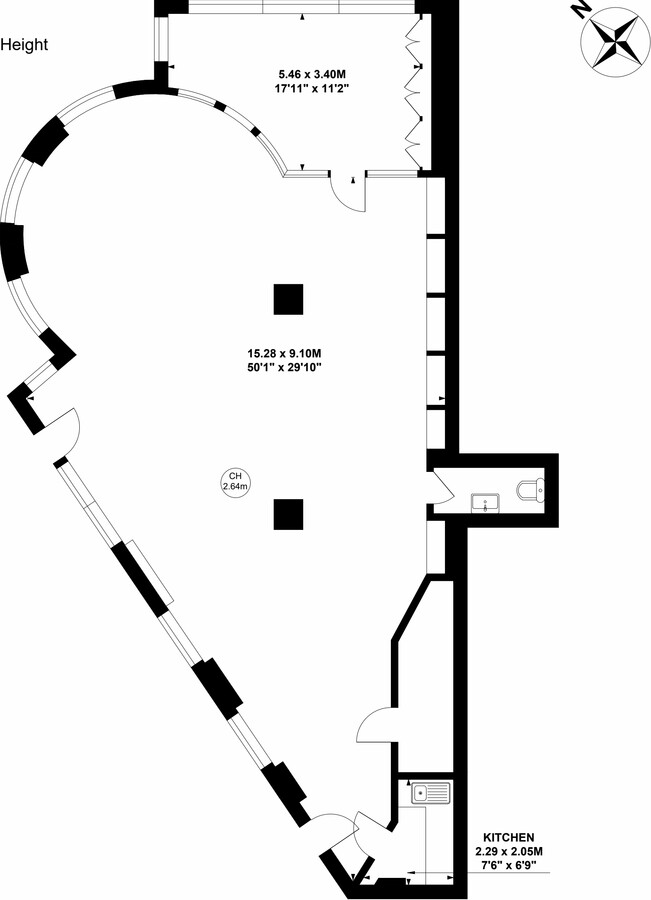 Imperial Rd, Londres, LND SW6 2EP - Lot 1 - - Plan d’étage - Image 1 of 7