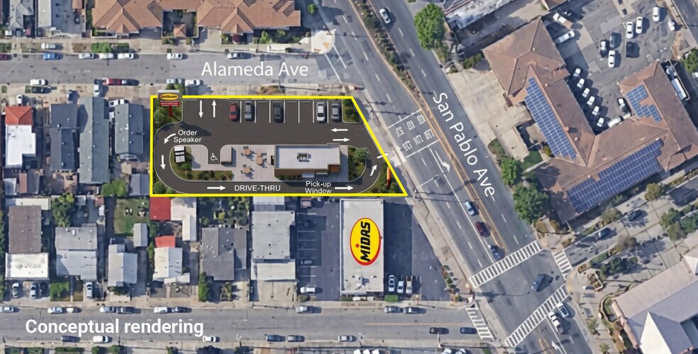 10919 San Pablo Ave, El Cerrito, CA à louer - Photo de l’immeuble – Image 2 sur 4