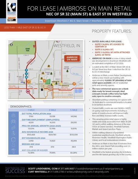 402 E. Main Street, Westfield, IN à louer - Photo de l’immeuble – Image 2 sur 5