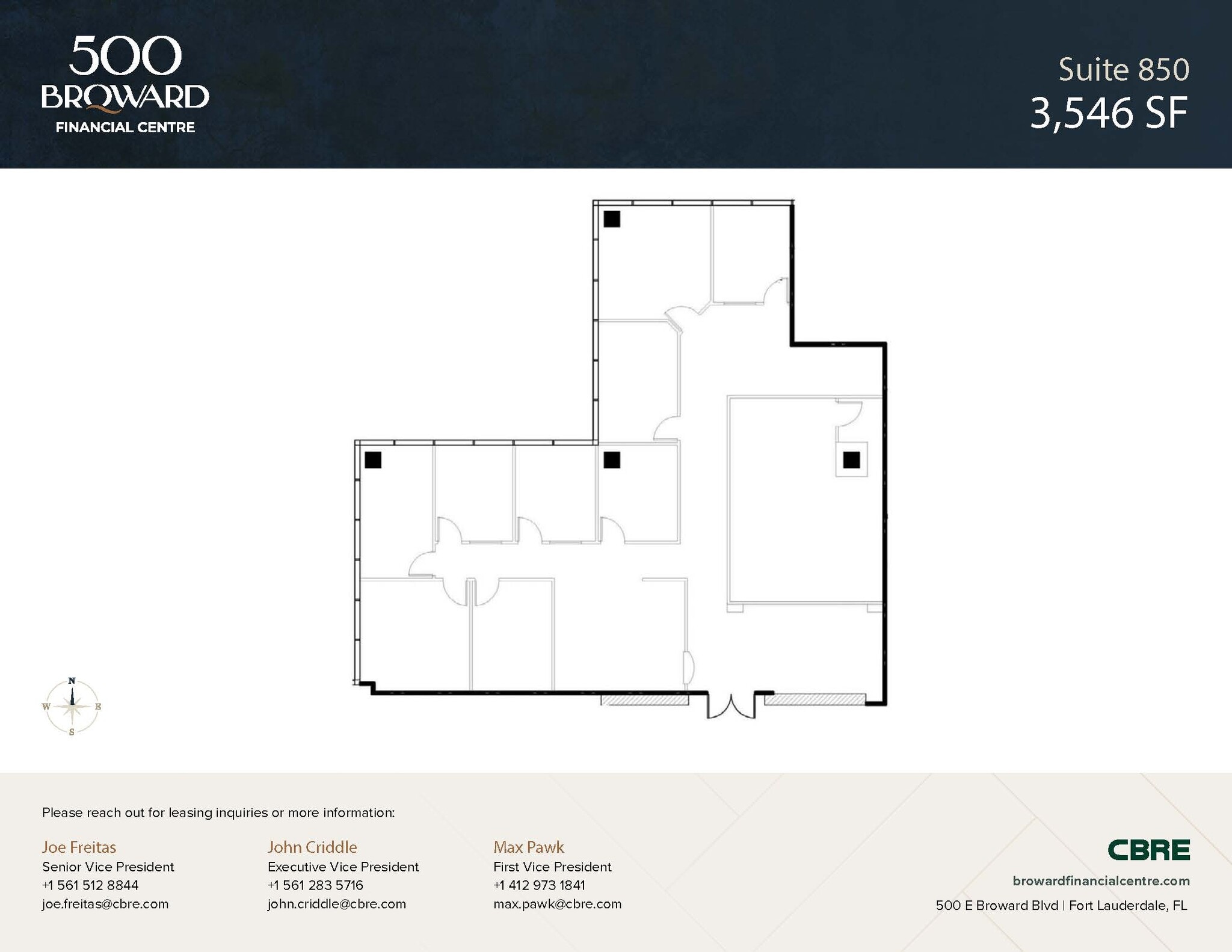 500 E Broward Blvd, Fort Lauderdale, FL à louer Photo intérieure– Image 1 sur 1
