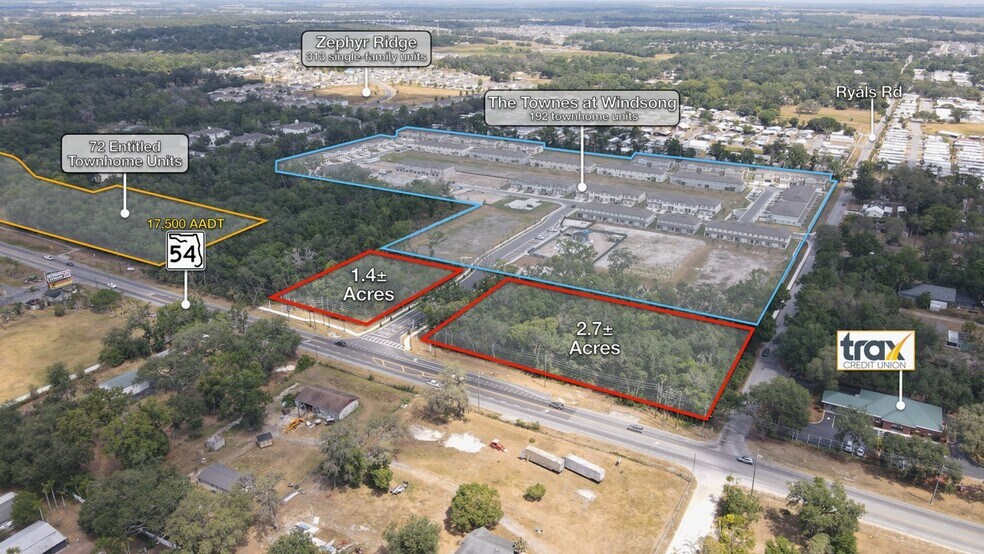 SR 54 & Nathan Pearl St, Zephyrhills, FL à vendre - Photo de l’immeuble – Image 1 sur 4