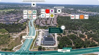1201 S Bell Blvd, Cedar Park, TX - VUE AÉRIENNE  vue de carte