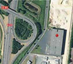 Ussac - VUE AÉRIENNE vue de carte