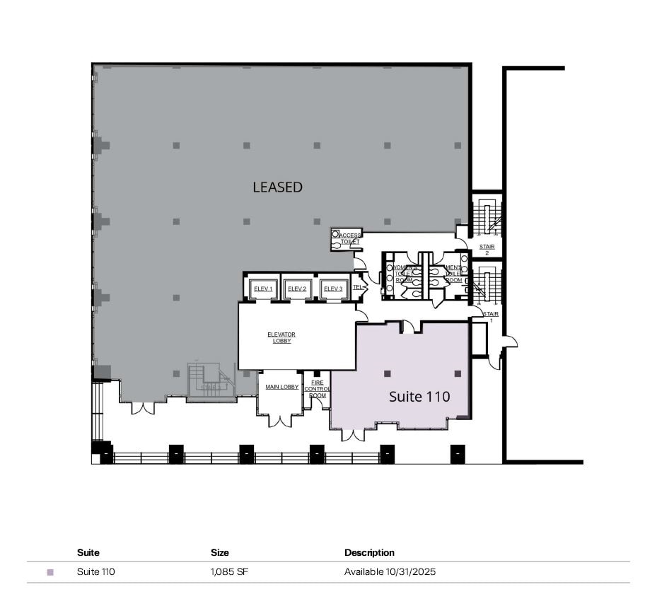 7735 Old Georgetown Rd, Bethesda, MD à louer Plan d’étage– Image 1 sur 1
