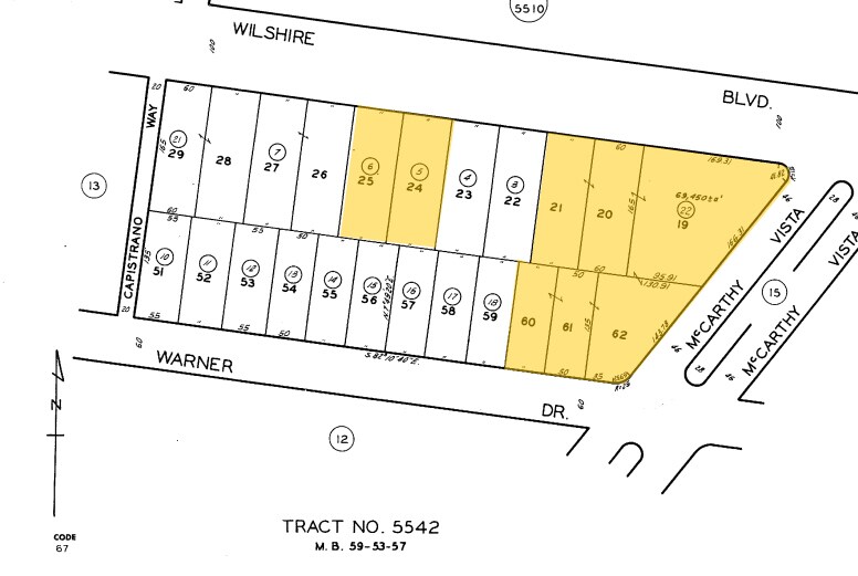 6300 Wilshire Blvd, Los Angeles, CA à louer - Plan cadastral – Image 2 sur 12