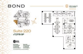 3200 E Camelback Rd, Phoenix, AZ à louer Plan d’étage– Image 2 sur 2