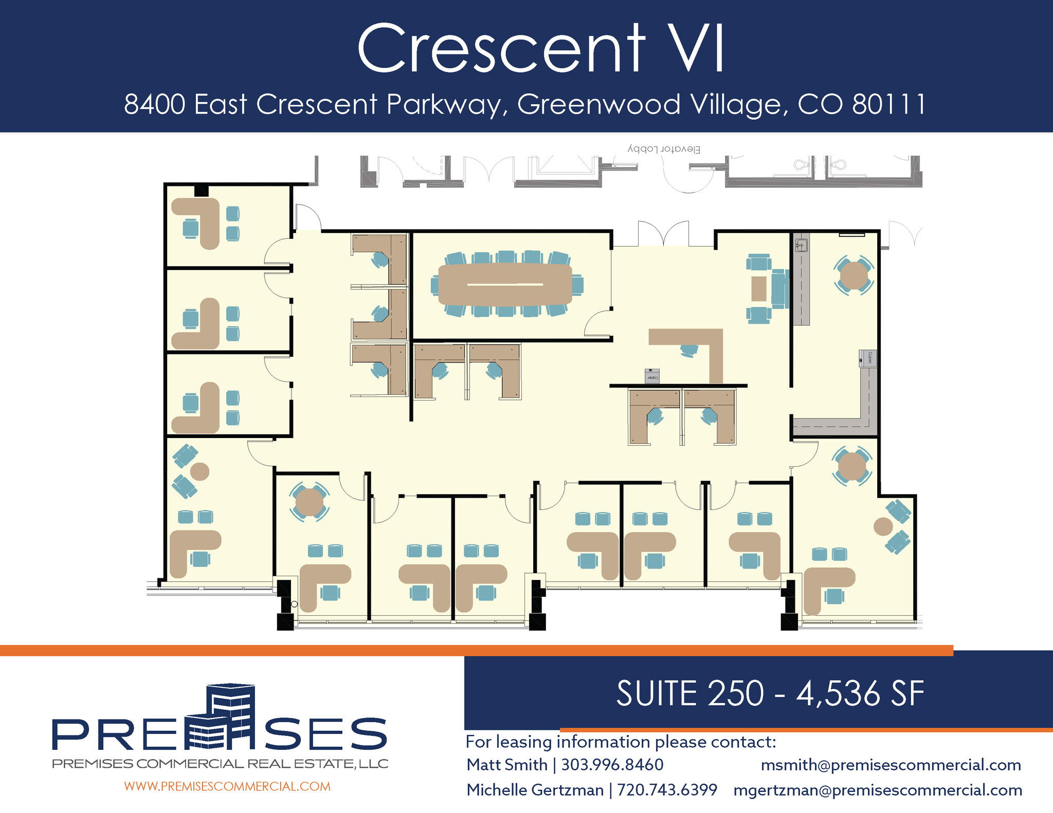 8400 E Crescent Pky, Greenwood Village, CO à louer Plan d’étage– Image 1 sur 1