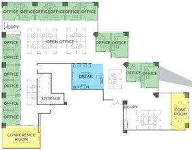 7676 Hazard Center Dr, San Diego, CA à louer Plan d’étage– Image 2 sur 3