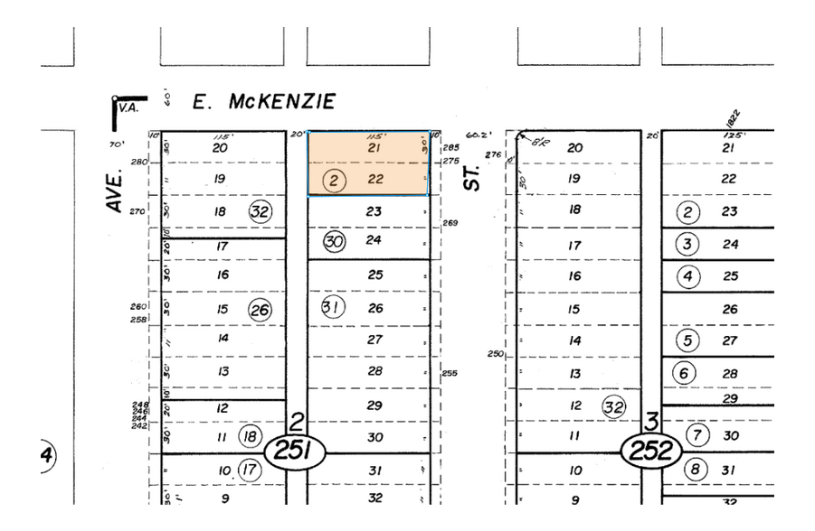 275 N Abby St, Fresno, CA à vendre - Plan cadastral – Image 3 sur 11
