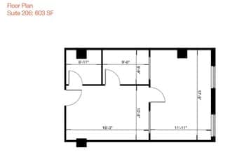 2329-2333 Dundas St W, Toronto, ON à louer Plan d’étage– Image 1 sur 1